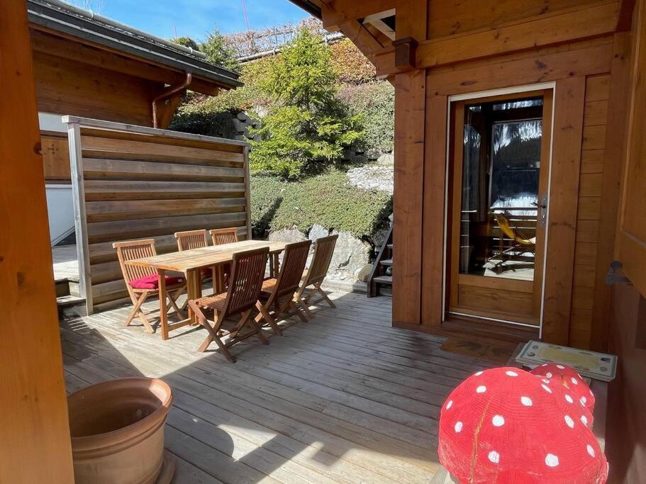 Cosymontagne - Le Chalet - 3Ch - 8 Pers- Terrasse Sud, Magnifique Vue La Clusaz Eksteriør bilde