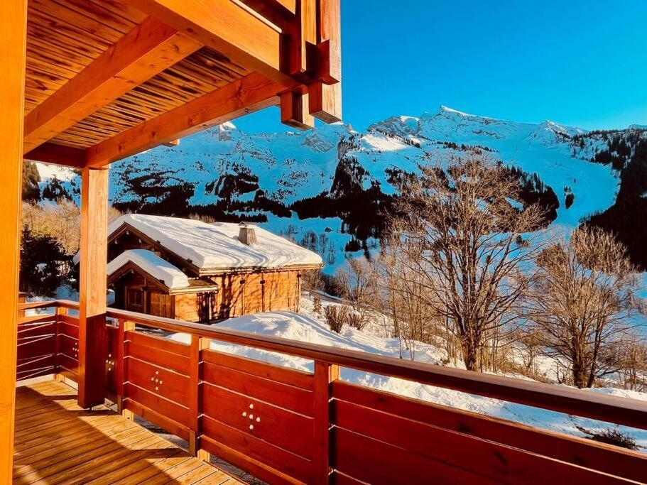 Cosymontagne - Le Chalet - 3Ch - 8 Pers- Terrasse Sud, Magnifique Vue La Clusaz Eksteriør bilde