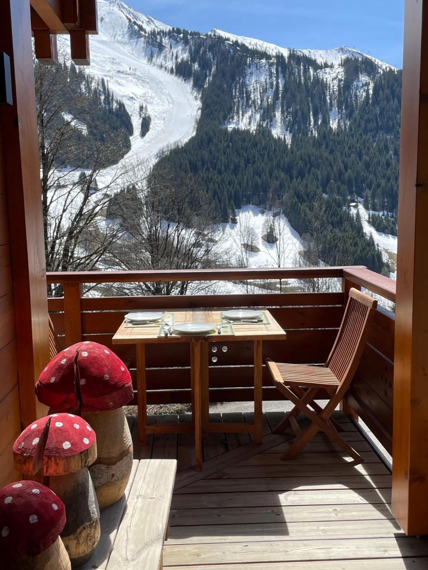 Cosymontagne - Le Chalet - 3Ch - 8 Pers- Terrasse Sud, Magnifique Vue La Clusaz Eksteriør bilde